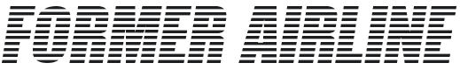 Former Airline Font Preview