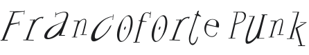 Francoforte Punk Font Preview