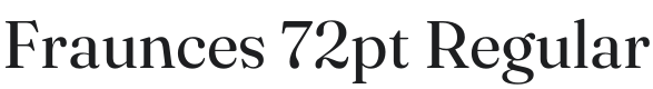 Fraunces Font Preview