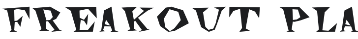 Freakout Font Preview