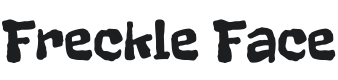 Freckle Face Font Preview