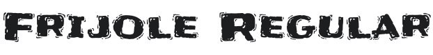 Frijole Font Preview