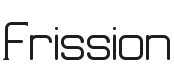Frission Font Preview