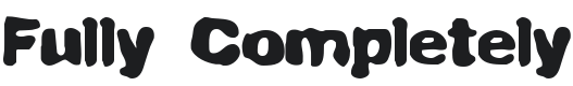 Fully Completely Font Preview