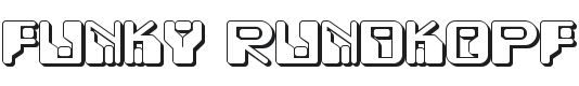 Funky Rundkopf Two NF Font Preview
