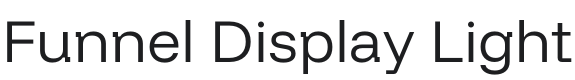 Funnel Display Light Font Preview