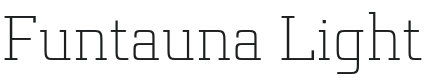 Funtauna Light Font Preview