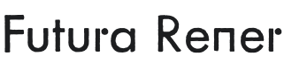 Futura Rener Font Preview