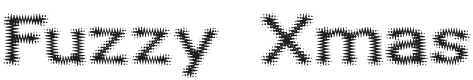 Fuzzy Xmas Font Preview