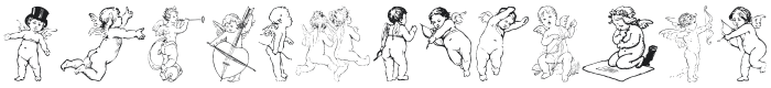 Gabriel's Angels Font Preview