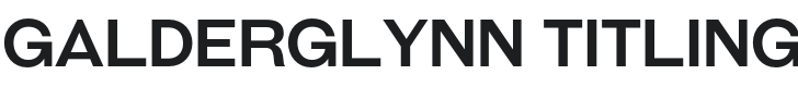 Galderglynn Titling Font Preview