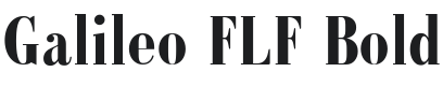 Galileo FLF-Bold Font Preview