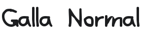 Galla Font Preview