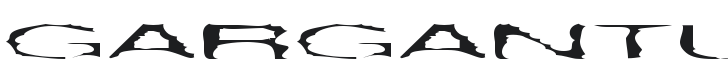 Gargantua Font Preview