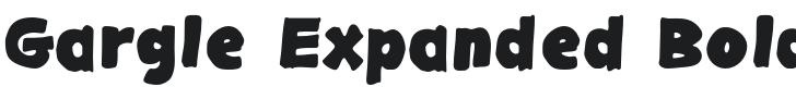GargleExRg-Bold Font Preview