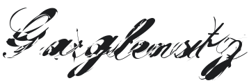 Garglenutz Font Preview