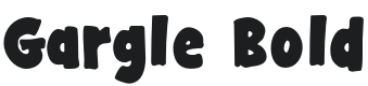 GargleRg-Bold Font Preview