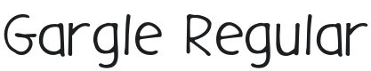 Gargle Font Preview