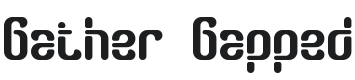 Gather Font Preview