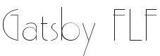 Gatsby FLF Font Preview