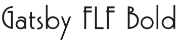 Gatsby FLF-Bold Font Preview