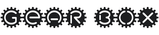 Gear Box Font Preview