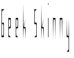Geek Skinny Font Preview