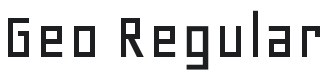 Geo Font Preview
