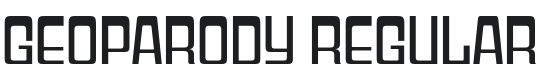 Geoparody Font Preview