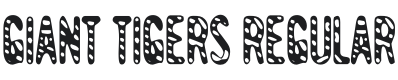 Giant Tigers Font Preview