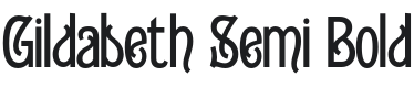 Gildabeth Font Preview