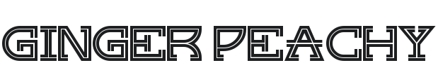 Ginger Peachy Font Preview