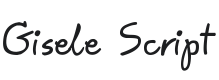 Gisele Script Font Preview
