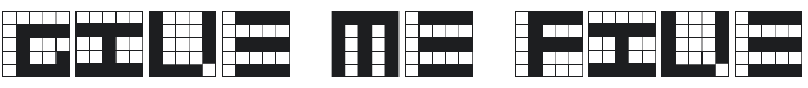 Give Me Five Font Preview
