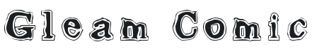 Gleam Comic Font Preview