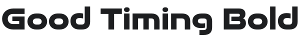 Good Timing Font Preview