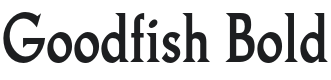 Goodfish-Bold Font Preview
