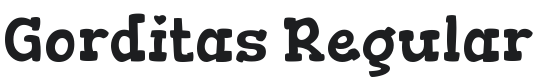 Gorditas Font Preview