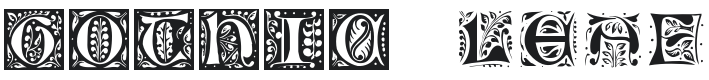 Gothic Leaf Font Preview