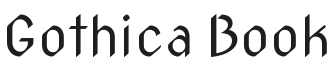 Gothica Font Preview