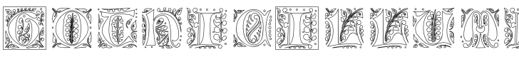 Gothic Illuminate Font Preview