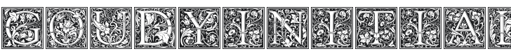 Goudy Initialen Font Preview
