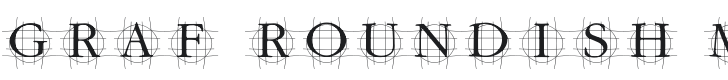 Graf Roundish Medium Font Preview