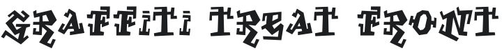 Graffiti Treat Front-Regular Font Preview