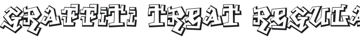 Graffiti Treat Font Preview