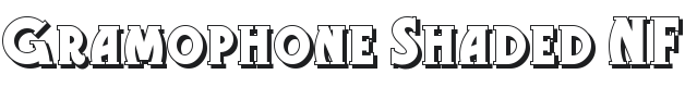 Gramophone Shaded NF Font Preview