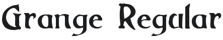 Grange Font Preview