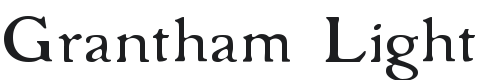Grantham Light Font Preview