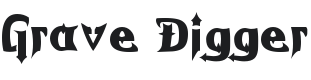 Grave Digger Font Preview