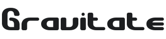 Gravitate Font Preview